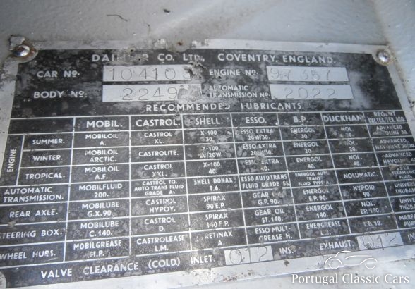 Daimler Dart SP 250 V8